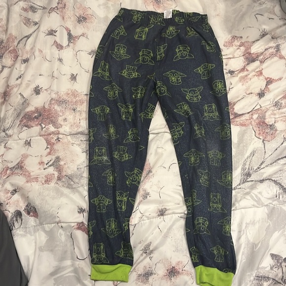 star wars fleece baby yoda pj pajama set boys m - Picture 4 of 4